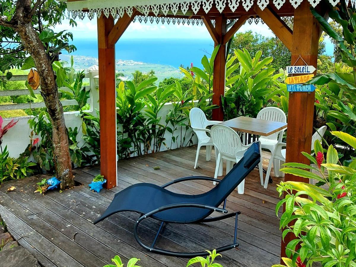 Belavue & Spa Prive, Avec Vue Panoramique Sur Mer, Jardin Creole Paysager, Jacuzzi Prive Bouillante Eksteriør bilde